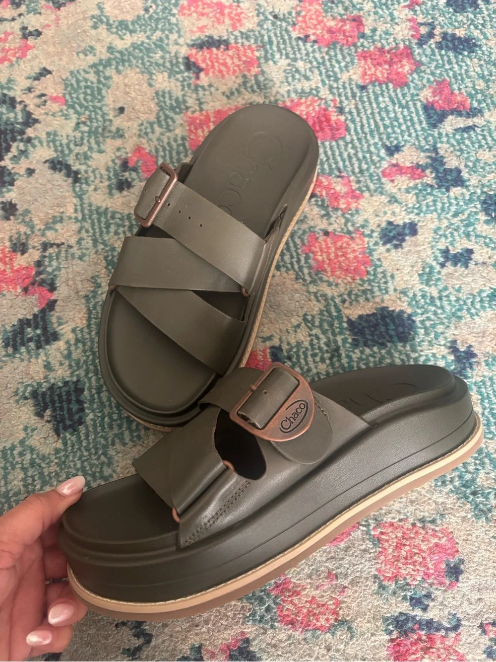 Chaco Women's Townes Slide Midform, Brand New Without Tags